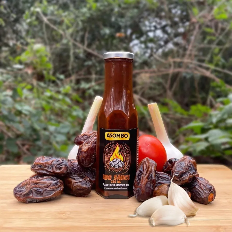 Asombo BBQ Sauce with dates, tomato and garlic