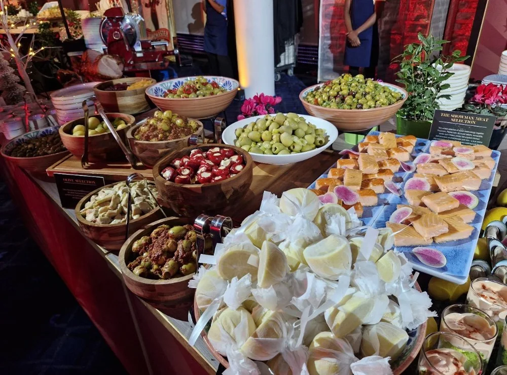 A colourful buffet from the original Asombo Foods catering gallery